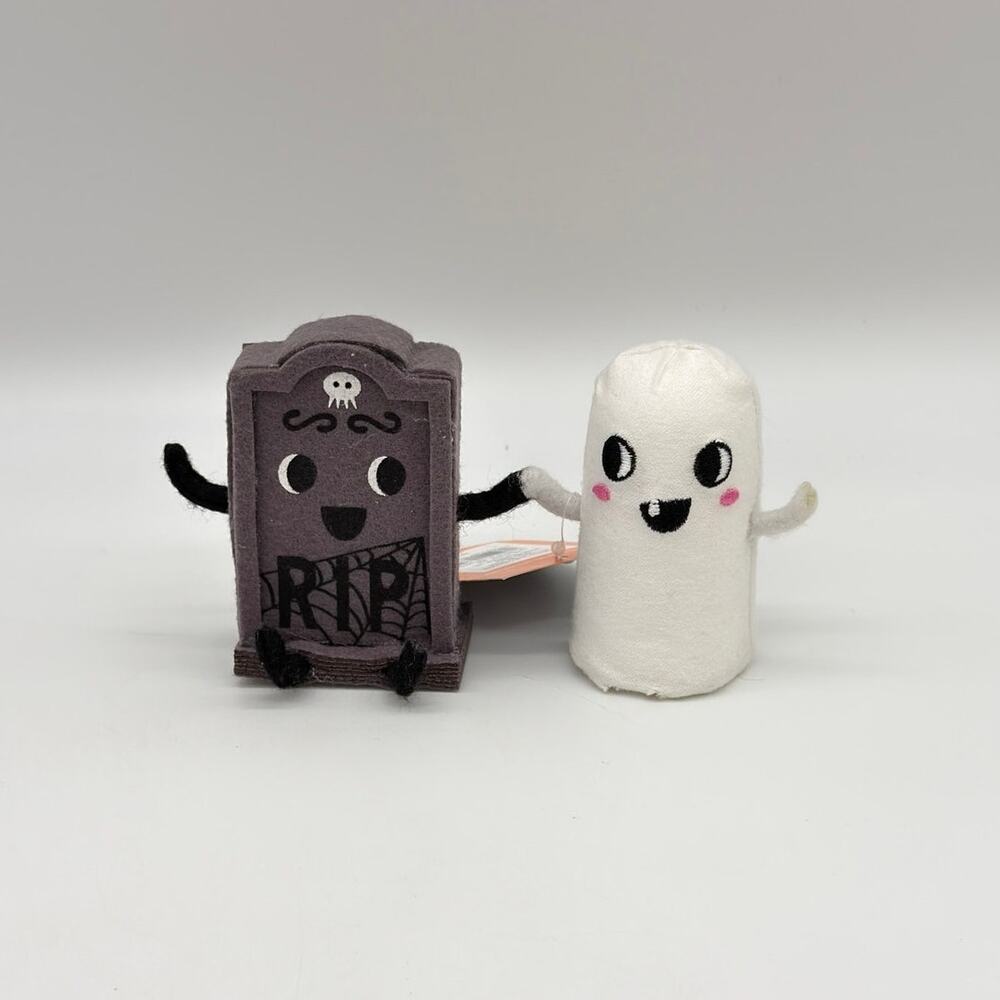 Target Hyde & Eek 2025 Ghost Tombstone Duo Felt Figure NEW